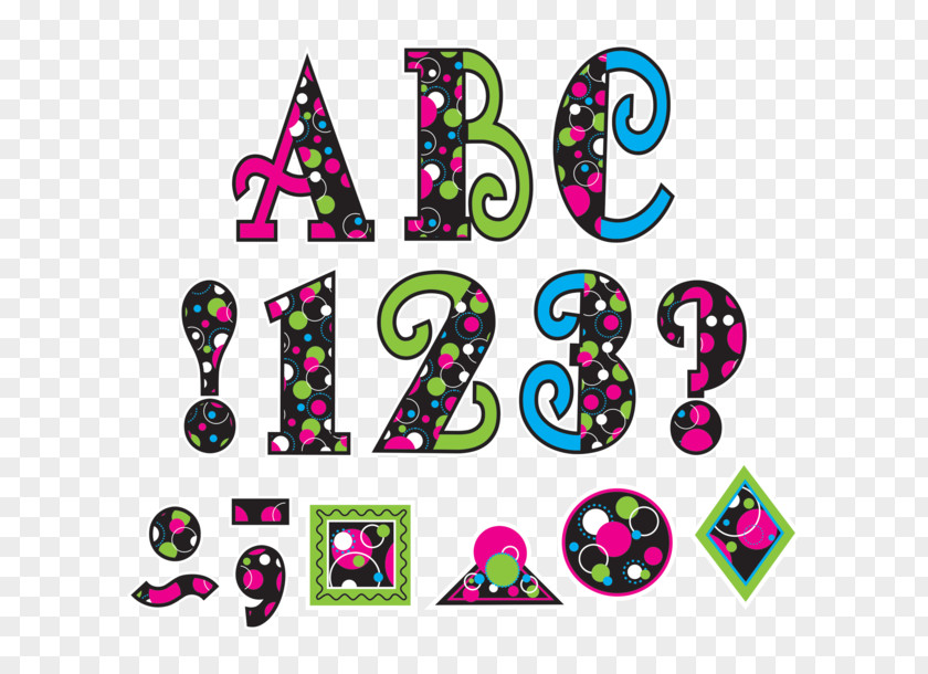 Letter Case Circle Frenzy Alphabet Font PNG