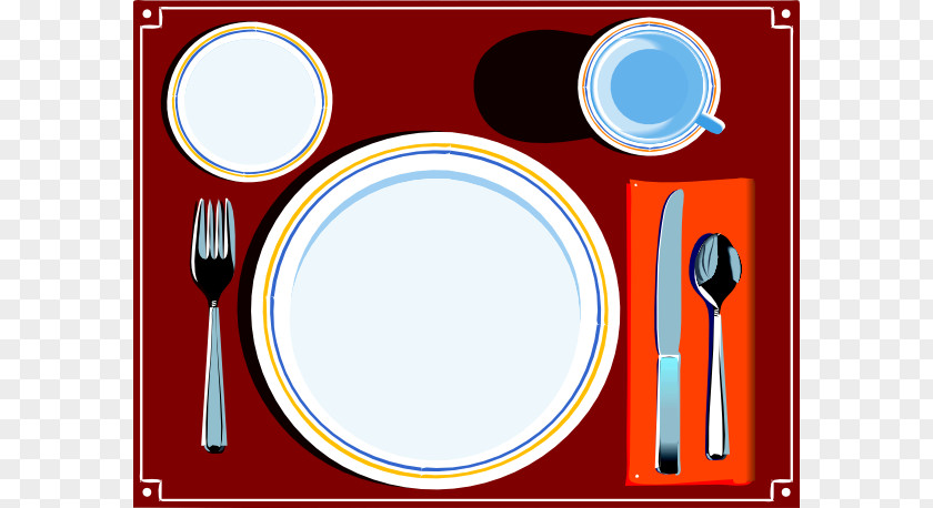 Set Cliparts Table Setting Matbord Clip Art PNG