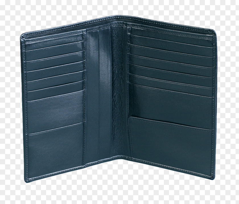 Wallet Vijayawada Cobalt Blue Leather PNG