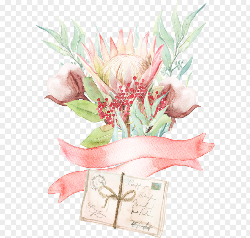 Watercolour Flower Watercolor Painting Floral Design PNG