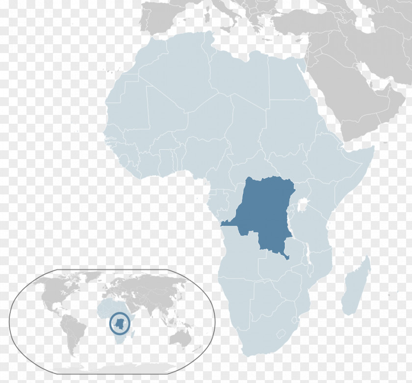 Democratic Republic Of The Congo Gabon Rwanda Equatorial Guinea Nigeria PNG