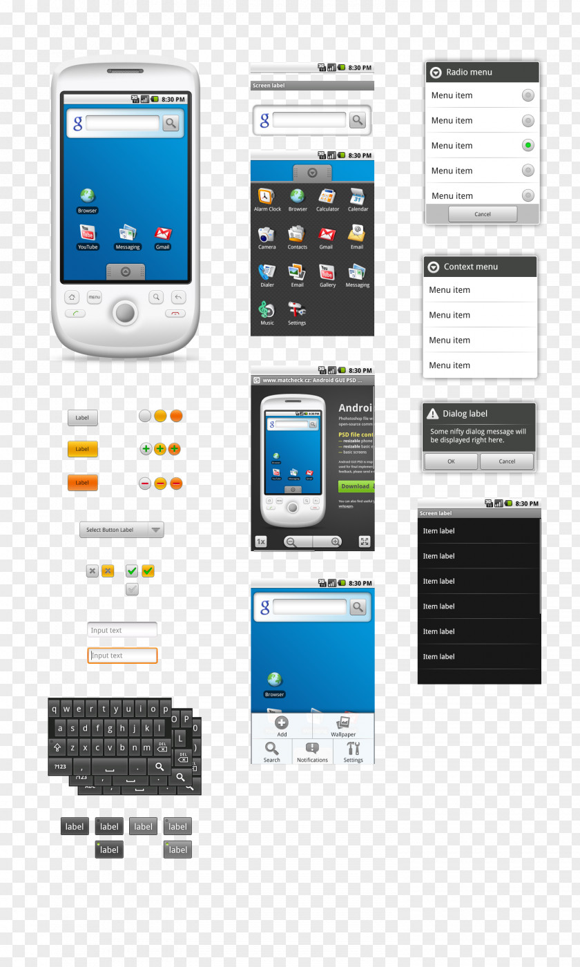 Interface Feature Phone Smartphone PNG