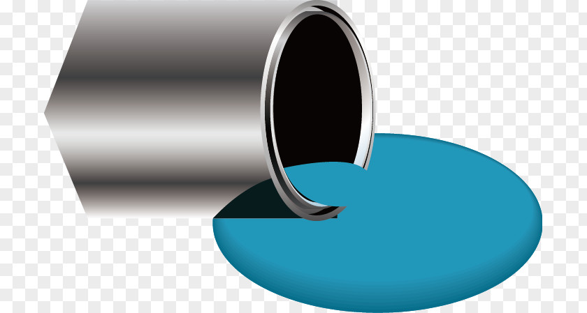 Paint Bucket Barrel Brush PNG