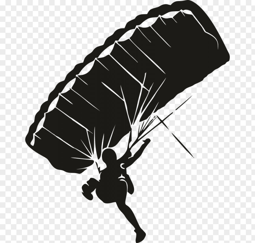 Parachute Sticker Parachuting Skydiver Gleitschirm PNG