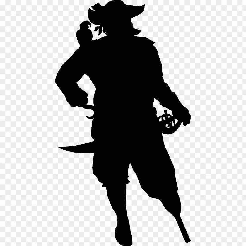 Pirate Captain Hook Silhouette Piracy Royalty-free PNG