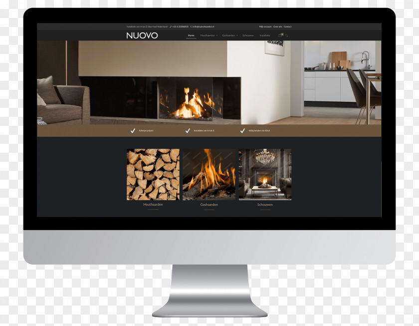 Web Design DRU Nicoletti & Harris Inc Fireplace PNG