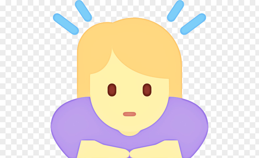 Pleased Happy Emoji Bowing Human Skin Color OK Gesture PNG