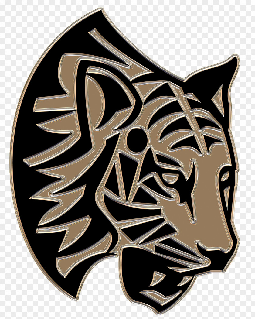 Tiger Badge Euclidean Vector Drawing Clip Art PNG