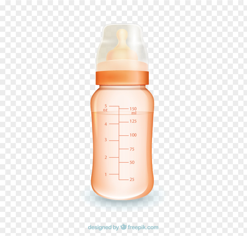 Baby Bottle Vector Material Downloaded, Infant PNG