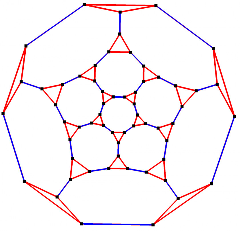 Graph Truncated Dodecahedron Archimedean Solid Geometry Truncation Vertex PNG