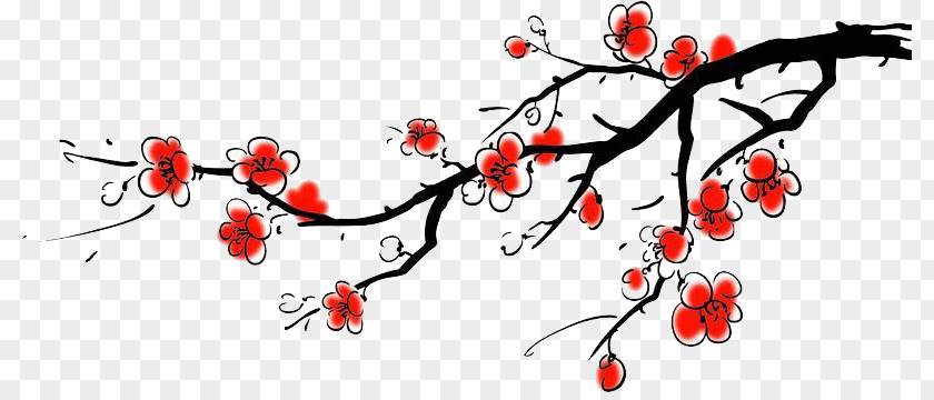 Plum Flower Paper Partition Wall Adhesive Interior Design Services Wallpaper PNG