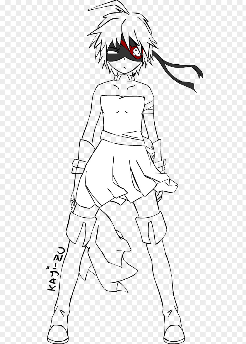 Spell Woman Line Art Inker White Cartoon PNG