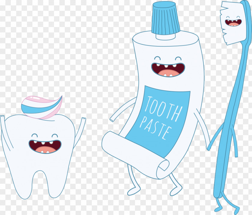 Vector Toothbrush Toothpaste PNG