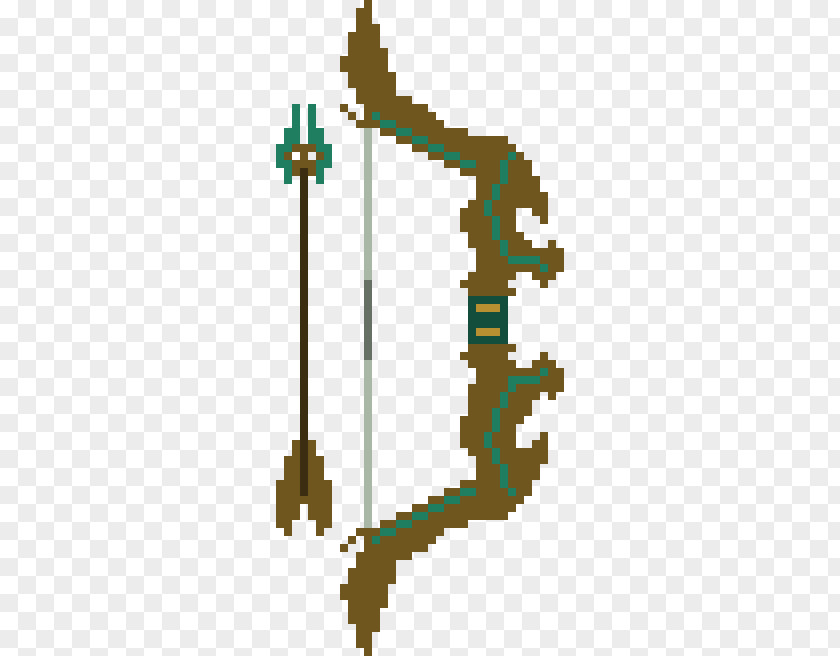 Arrow Bow And Pixel Art PNG