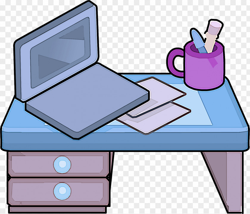 Personal Computer Technology Clip Art Furniture Cartoon Table Desk PNG