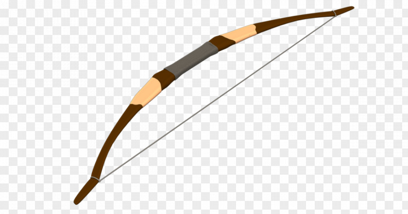 Line Longbow Ranged Weapon Bow And Arrow PNG