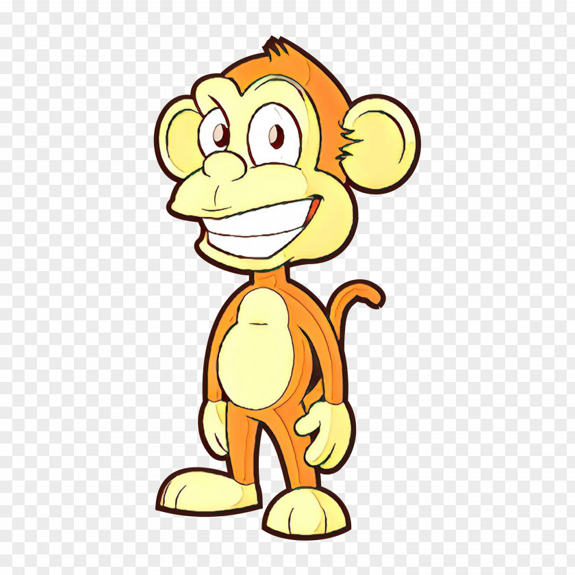 Animated Cartoon Drawing Monkey Image PNG