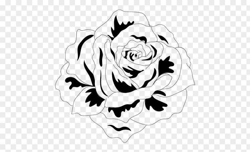 Rose Black And White Drawing Visual Arts Clip Art PNG