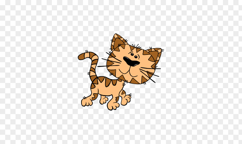 Cat Walking Kitten Cartoon Clip Art PNG