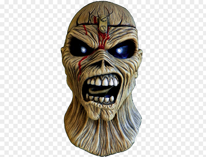Eddie Iron Maiden Piece Of Mind Powerslave Mask PNG