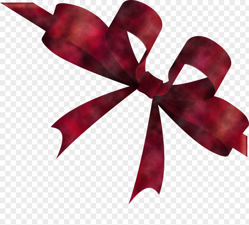 Red Ribbon Maroon Plant Wheel PNG