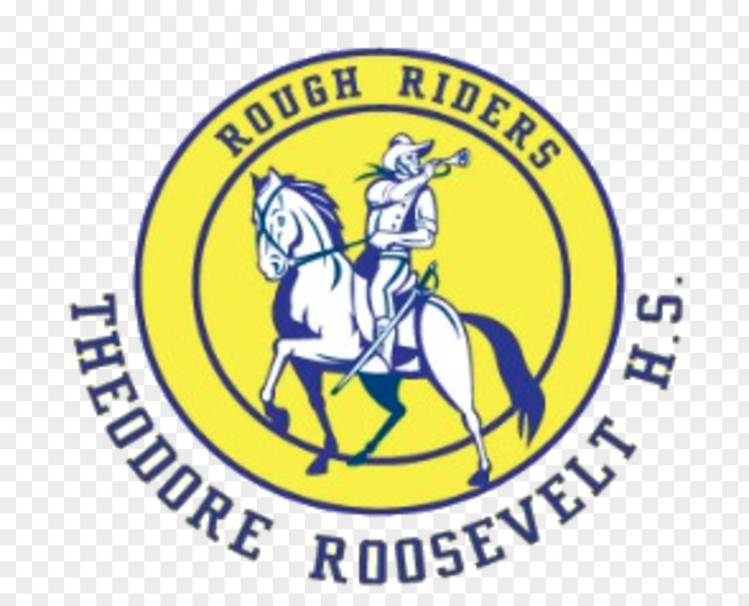Roosevelt High School Organization Rough Riders National Secondary Logo PNG