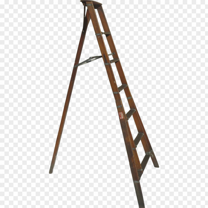 Ladder Wooden Keukentrap Tool PNG