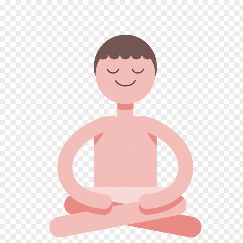 Men's Yoga Meditation Vector Material U745cu4f3du51a5u60f3 PNG