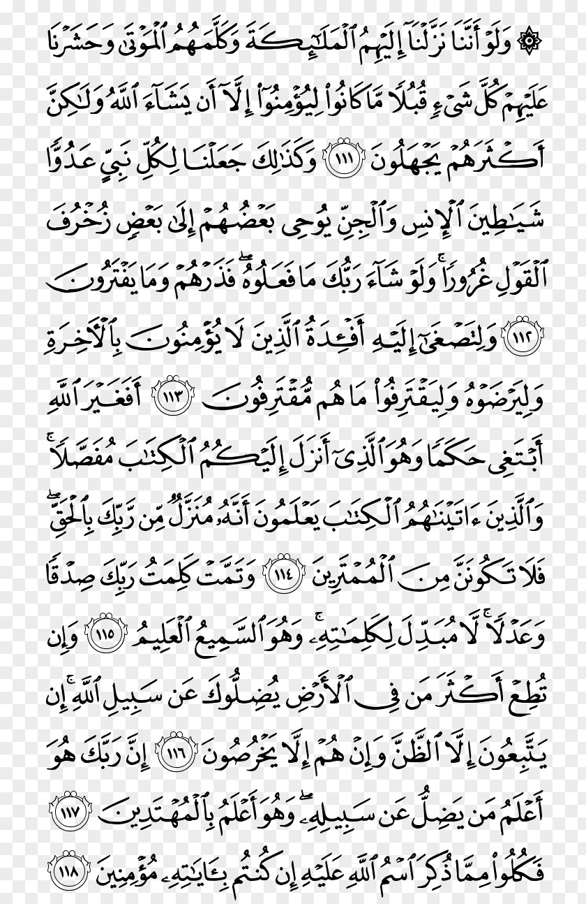 Quran Kareem Juz' Juz 8 Al-An'am Al-A'raf PNG