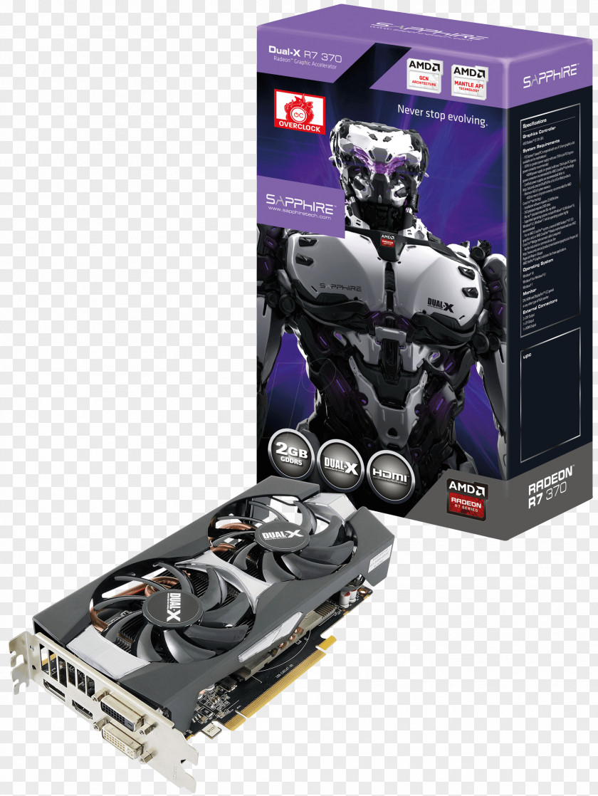 Sapphire Graphics Cards & Video Adapters Technology AMD Radeon Rx 200 Series Digital Visual Interface PNG