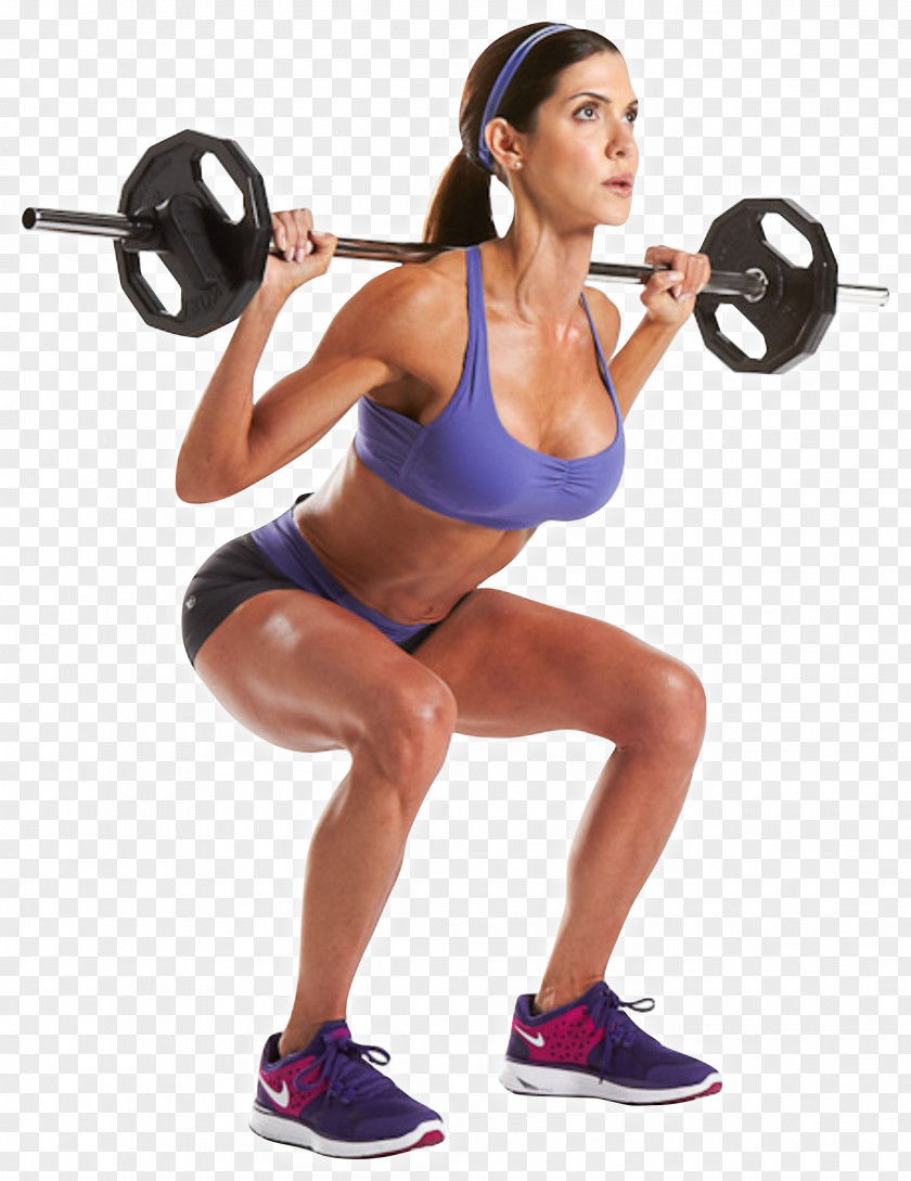 Barbell Weight Training Squat Bodybuilding Exercise PNG