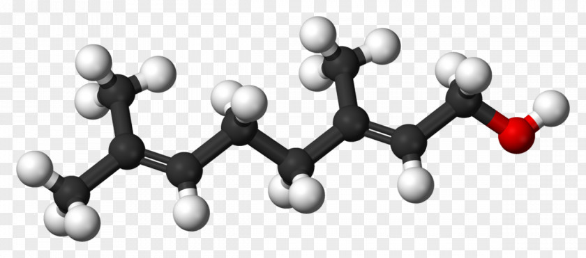 Chemical Formula Geraniol Molecule Editor Monoterpene Citronellol PNG