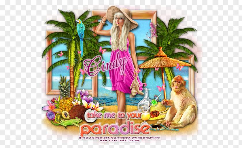 Cool Summer Barbie Organism PNG