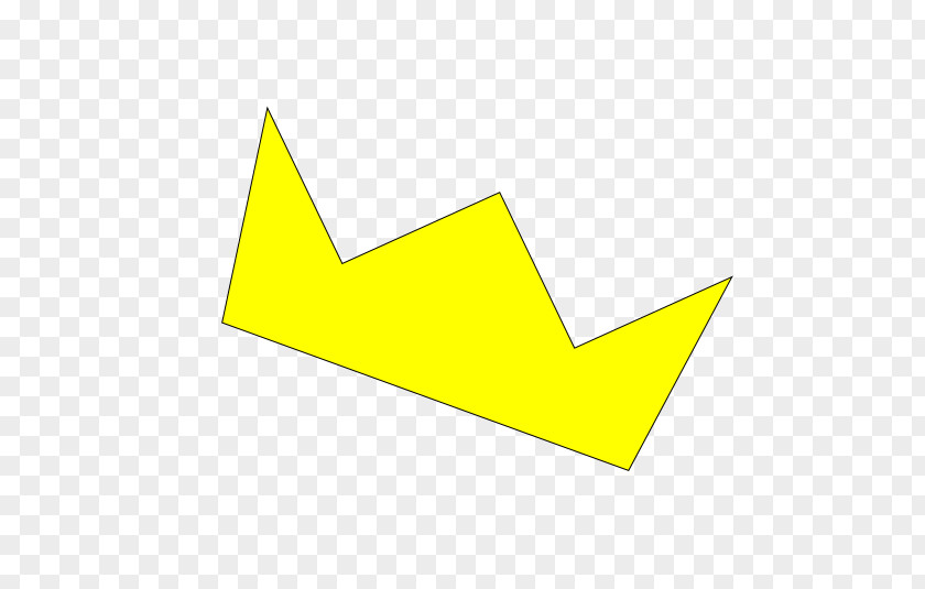 Crooked Crown Cliparts Triangle Area Yellow PNG