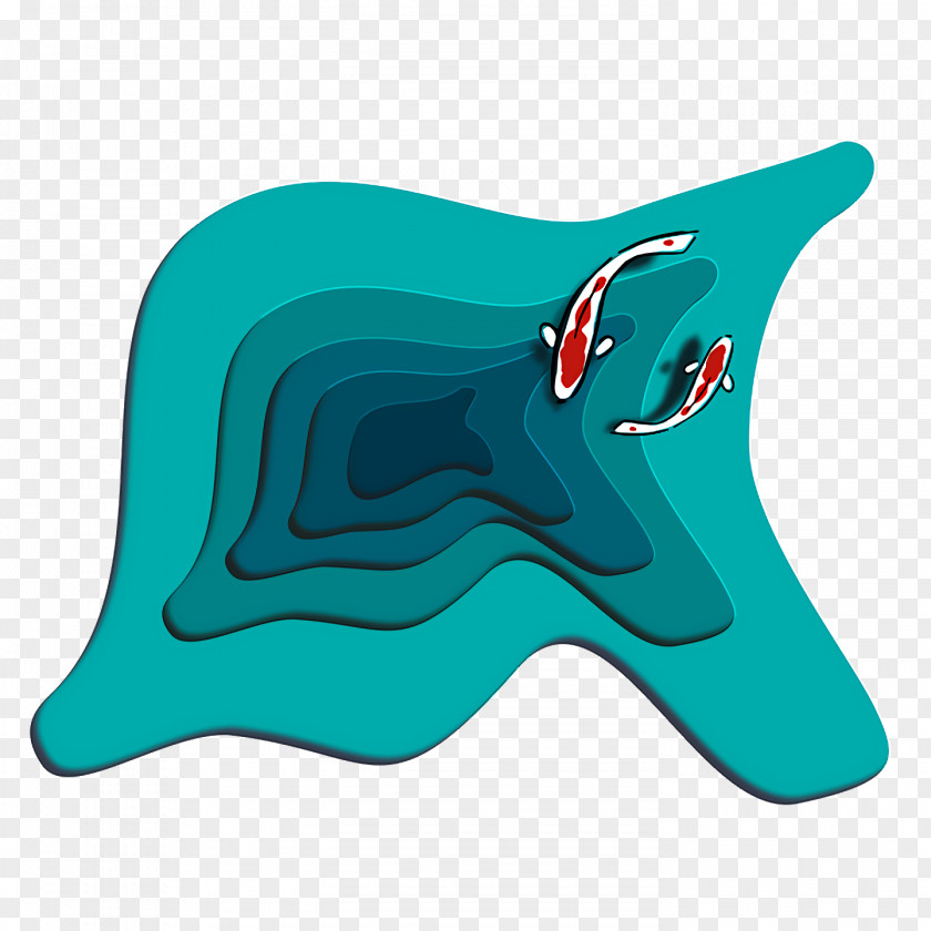 Dolphin Fish Turquoise Line Science PNG