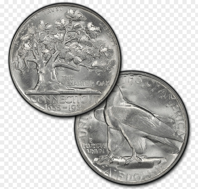 Half Dollar Coin Silver White Nickel PNG