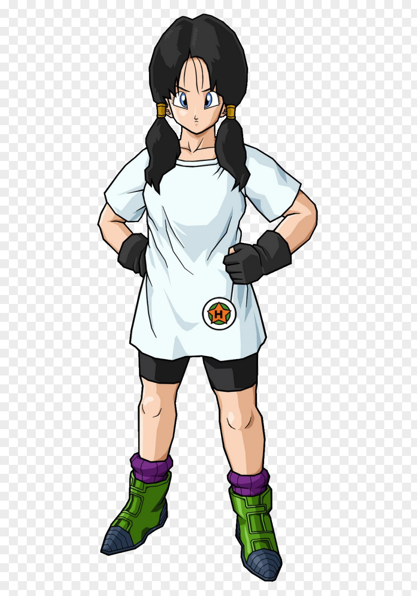 Long Hair Videl Goku T-shirt Gohan Vegeta PNG