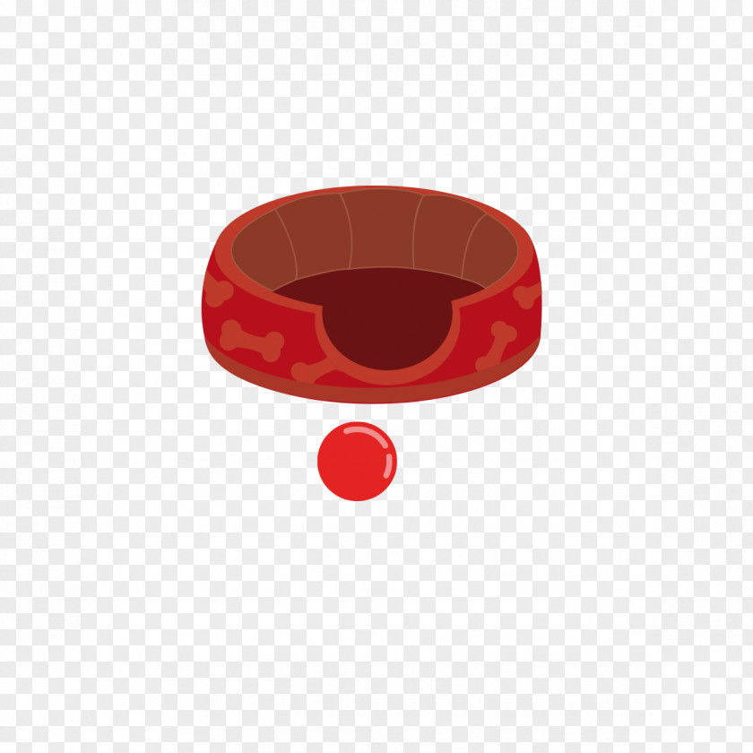 Red Dog Bowl Graphics PNG