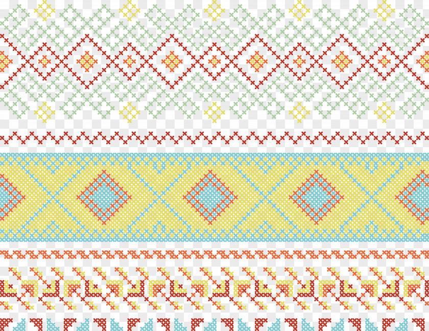 Retro Palace Pattern Cross Stitch Flowers Cross-stitch Embroidery PNG