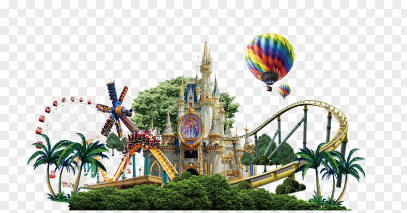 Simple Creative Disney Hong Kong Disneyland Shanghai Resort Park Amusement PNG