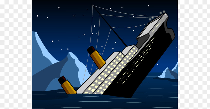 Titanic Cliparts Sinking Of The RMS Iceberg Clip Art PNG