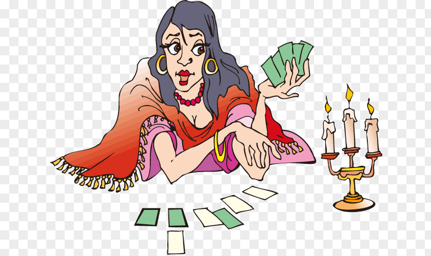 Will Magic Old Woman Tarotology Psychic Reading Clip Art PNG