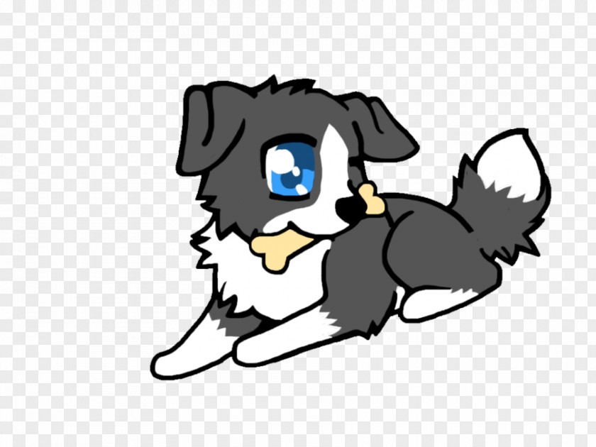 Cartoon Husky Puppy Dog Breed Border Collie Rough Drawing PNG