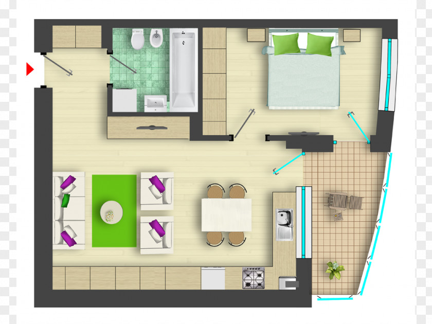 Design Floor Plan Property PNG