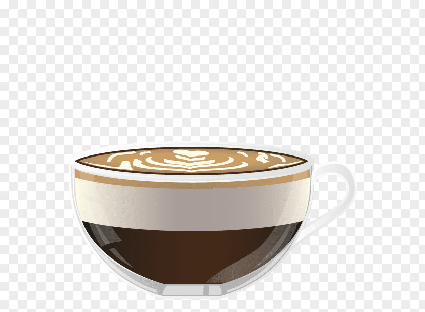 Food Dish Cappuccino Cup PNG
