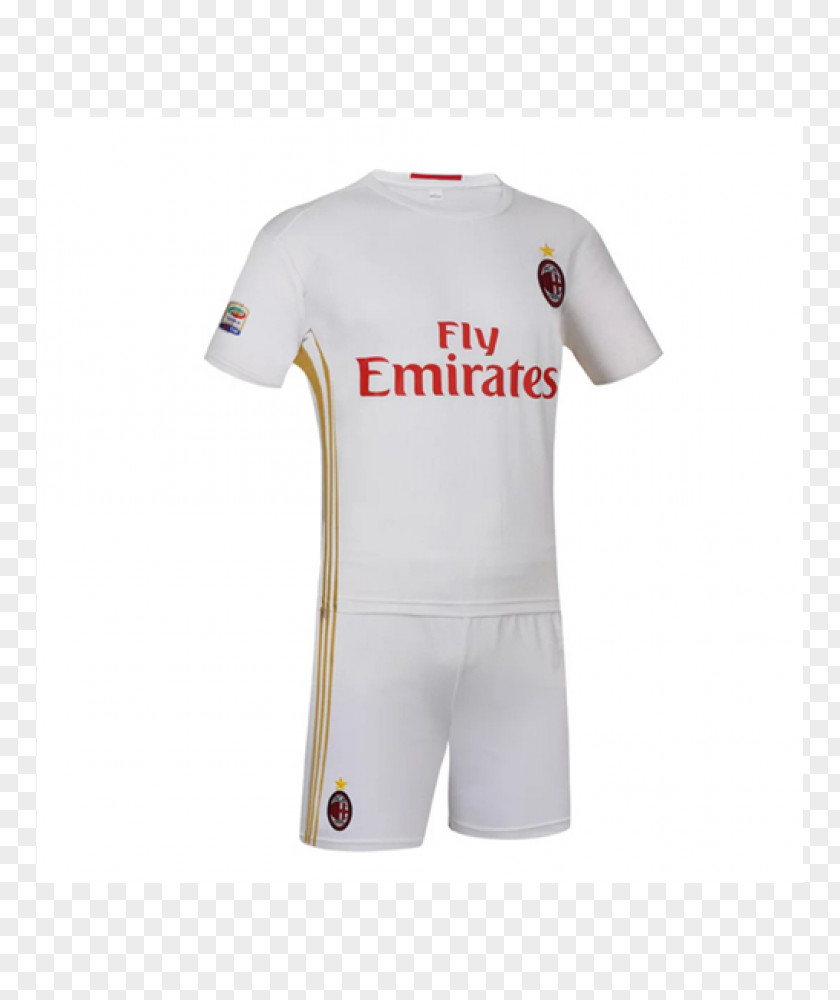 T-shirt Jersey A.C. Milan Kit Uniform PNG