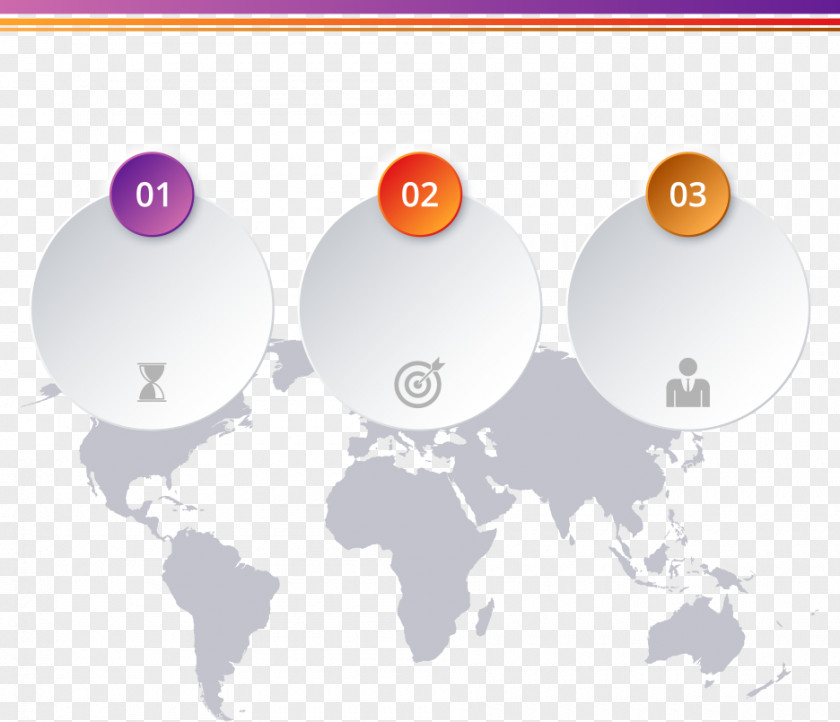 Vector World Map Three-dimensional Chart Europe Blank PNG