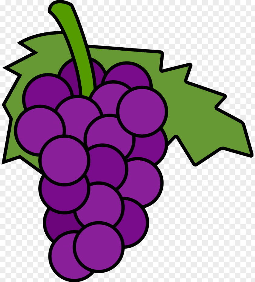 Cartoon Grapes Cliparts Common Grape Vine Wine Free Content Clip Art PNG