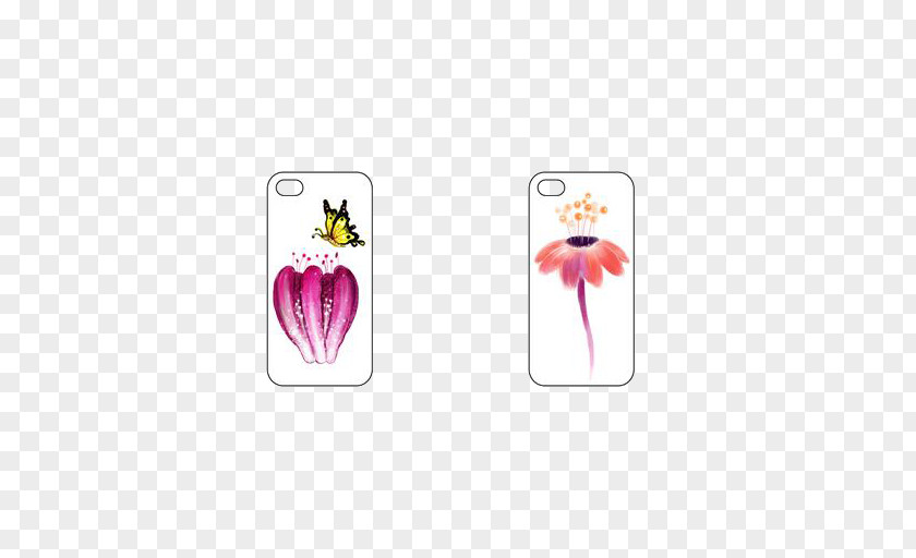Flower Pattern Phone Case Mobile PNG