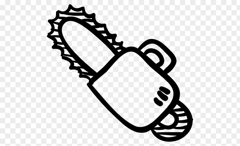 Hand Drawing Saw Tool Cutting PNG